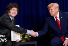 Trump meets with Argentina’s Milei as U.S. prepares $20 billion bailout, 14 October 2025