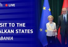«Albania is on the right track towards the EU»: President von der Leyen’s Western Balkans Tour, 13 October 2025