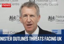 UK Security Minister speaks about “significant threat” posed by Chinese and Russian hackers, 14 October 2025