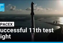 SpaceX successfully lands 11th test starship, 14 October 2025