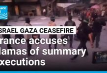 France accuses Hamas of summary executions after ceasefire, 15 October 2025