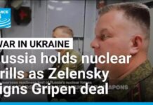 Russia holds nuclear drills, Ukraine seeks Swedish fighter jets, 22 October 2025