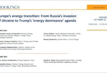 Europe’s energy transition: From Russia’s invasion of Ukraine to Trump’s ‘energy dominance’ agenda, 23 October 2025