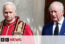 King Charles becomes first head of Church of England to pray with Pope, 23 October 2025