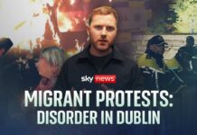 Migrant protests: Inside the disorder in Dublin, 24 October 2025