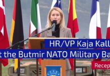 HR/VP Kaja Kallas at the reception of the EUFOR troops, 3 November 2025