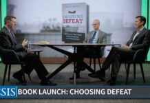 Book Launch – Choosing Defeat: The Twenty-Year Saga of How America Lost Afghanistan, 31 October 2025