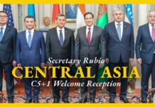 Secretary Rubio delivers remarks at the C5+1 welcome reception, 6 November 2025