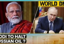 Trump: Modi agreed to end Russian oil imports, 16 October 2025