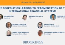 Are geopolitics leading to fragmentation of the international financial system? 20 October 2025