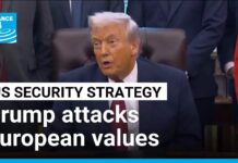 Trump attacks European policies in new security strategy, 6 December 2025