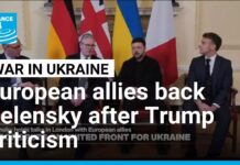 European allies back Zelensky after Trump criticism, 8 December 2025