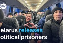 Belarus.After the United States agreed to lift sanctions on potash 123 prisoners were let go, 13 December 2025