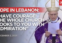«Have courage!» Pope Leo XIV’s Full Speech at the end of Mass in Beirut, Lebanon | 2 December 2025