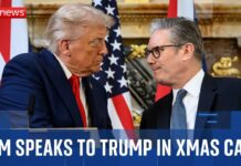 Starmer and Trump discuss Ukraine and Gaza during call, 21 December 2025