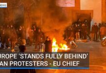 Europe ‘stands fully behind’ Iran protesters, says EU chief, 10 January 2026