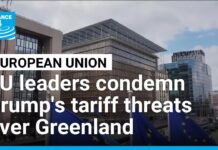 European governments condemn Trump’s tariff threats over Greenland, 18 January 2026