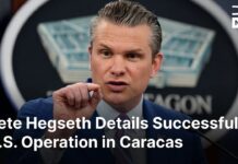“We will sink all the drug ships,” Hegseth said on the fight against drug trafficking and the rest, 5 January 2026
