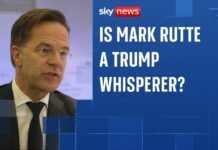 The NATO chief says Trump has not backed down and there is no agreement, with Sky News, 22 January 2026