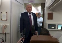 President Trump Gaggles with Press on Air Force One En Route Joint Base Andrews, 23 January 2026