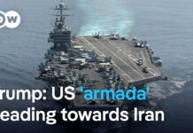 Trump sends US aircraft carrier group to Persian Gulf after latest saber rattling against Iran, 23 January 2026