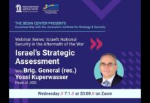 Israel’s Strategic Assessment, 7 January 2026