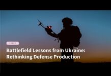 Battlefield Lessons from Ukraine: Rethinking Defense Production, 7 January 2026