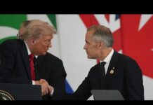 Trump threatens Canada with 100% tariff over its trade deal with China, 24 January 2026