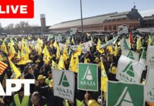 Farmers Protest in Madrid Against Mercosur Imports and EU Trade Competition, 11 February 2026