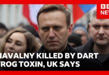 Russia killed Alexei Navalny using dart frog toxin, UK says, 14 February 2026