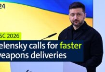 Ukrainian President Zelensky calls for faster weapons deliveries| MSC 2026, 14 February 2026