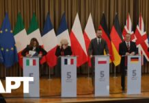 NATO and EU leaders issue a stern warning to Russia at the press conference, 20 February 2026