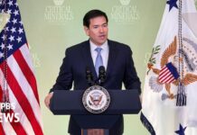 Rubio holds news conference at State Department critical minerals summit, 4 February 2026