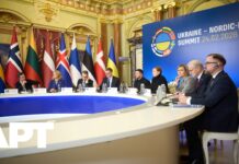 Zelensky welcomes the leaders of the eight Nordic and Baltic countries and thanks them, 24 February 2026