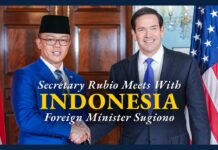 Secretary Rubio meets with Indonesian Foreign Minister Sugiono, 19 February 2026