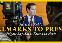 Secretary of State Marco Rubio Remarks to Press from Saint Kitts and Nevis, 26 February 2026