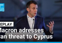 Emmanuel Macron addresses Iran threat to EU member Cyprus, 9 March 2026
