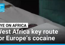 Cocaine bound for Europe increasingly routed through West Africa, 12 March 2026