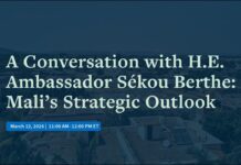 A Conversation with H.E. Ambassador Sékou Berthe: Mali’s Strategic Outlook, 12 March 2026