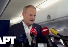 Europe must stand firm on migration and defence in the East, Tusk warns in the middle, 20 March 2026