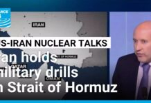 Iran hold military drills in Strait of Hormuz ahead of US talks, 17 February 2026